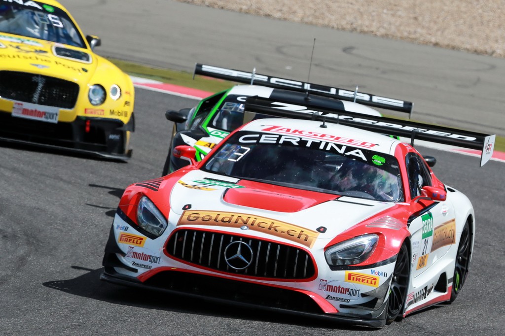 Tretallet i forruden siger alt - det blev til en tredjeplads på Nürburgring